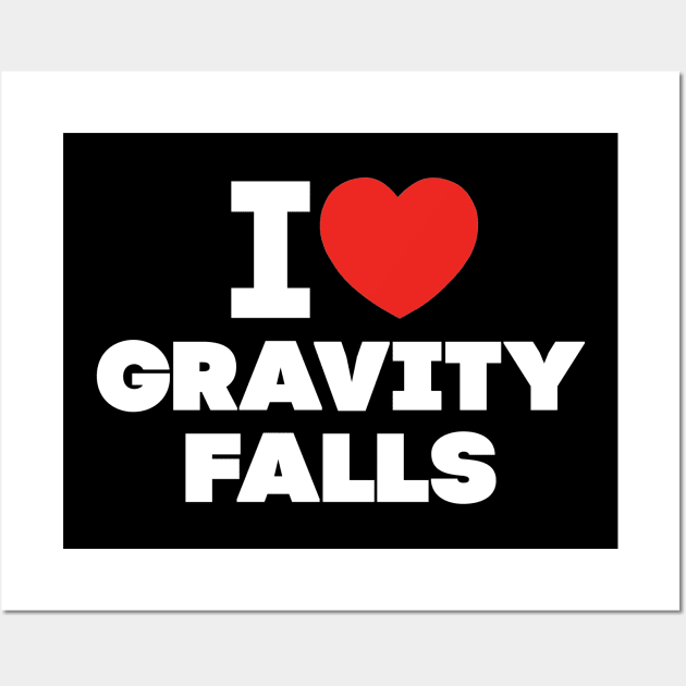 I love Gravity Falls Wall Art by NEFT PROJECT